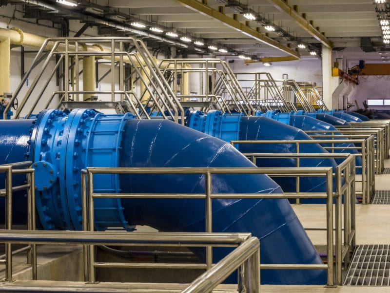 Water filtration plant